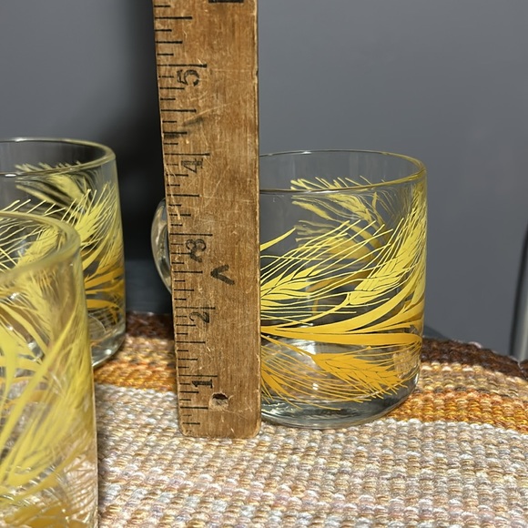 Vintage Like New 4 Libbey Golden Wheat coffee tea mugs cups Libby - Picture 8 of 10